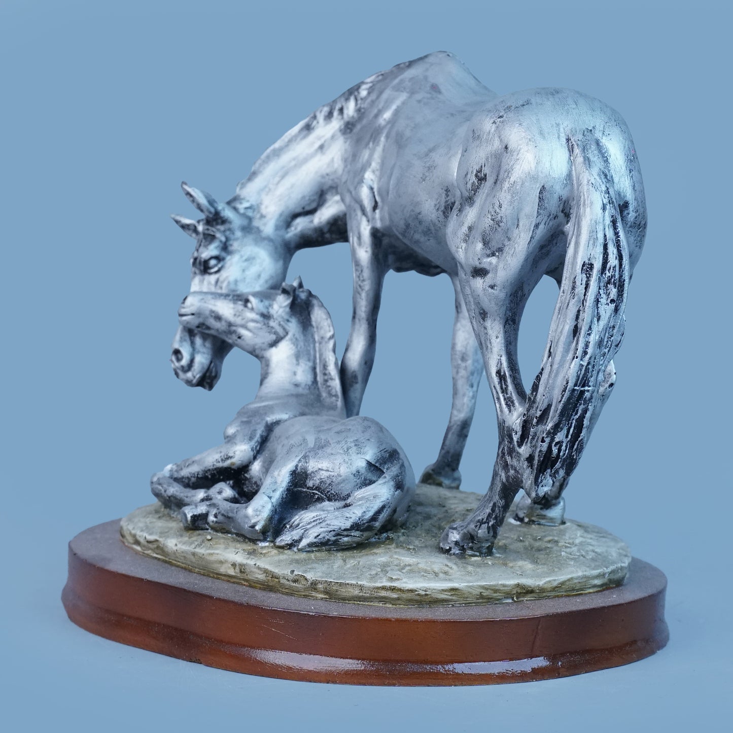 Royal Companionship Statue - Antique Silver Collection