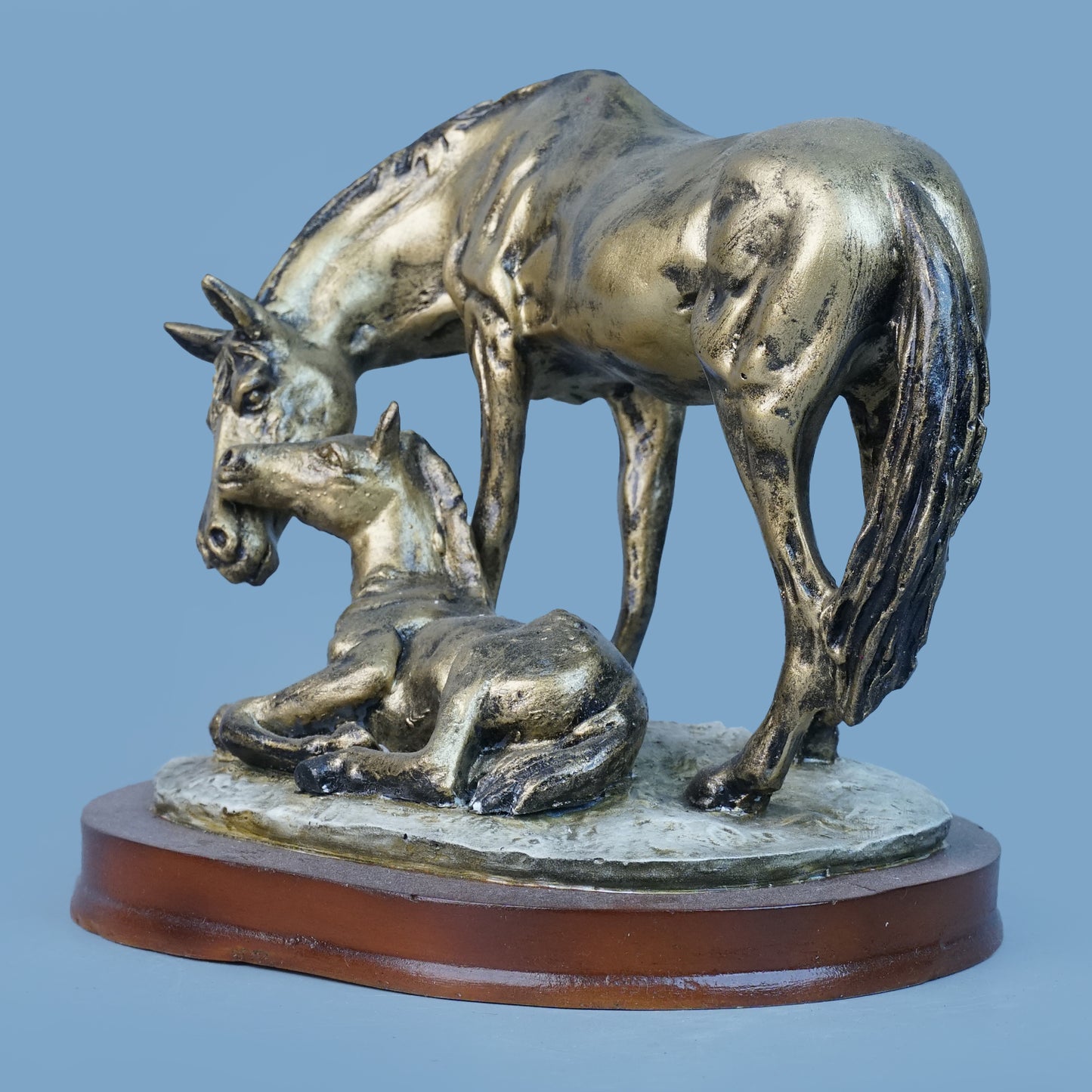 Royal Companionship Statue - Antique Brass Collection