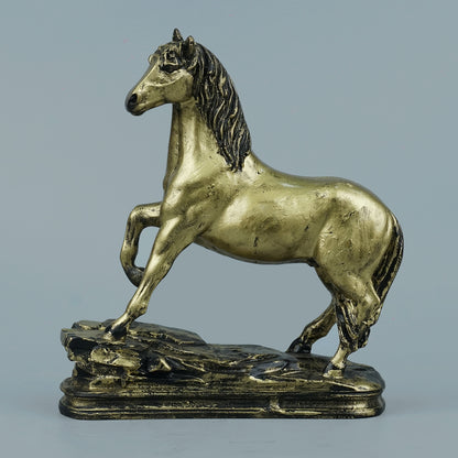 Royal Arabian Stallion - Antique Brass