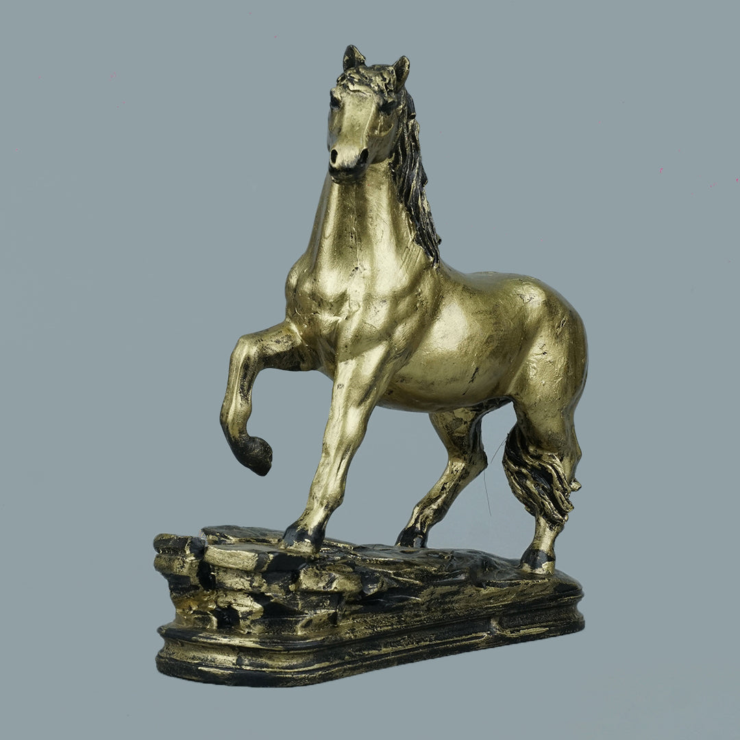 Royal Arabian Stallion - Antique Brass