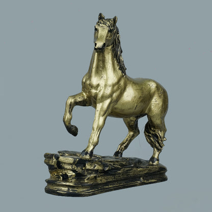 Royal Arabian Stallion - Antique Brass