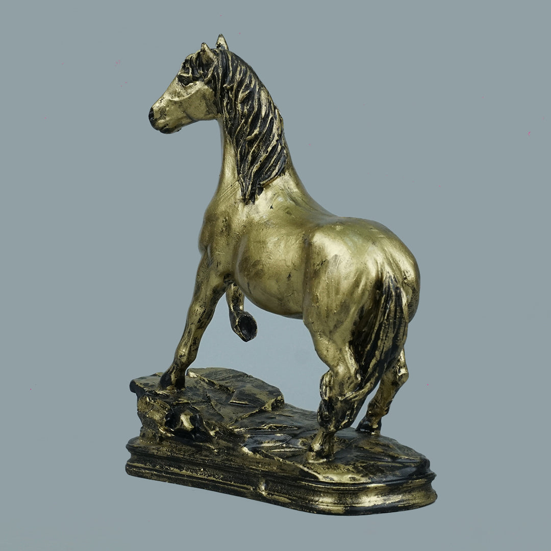 Royal Arabian Stallion - Antique Brass