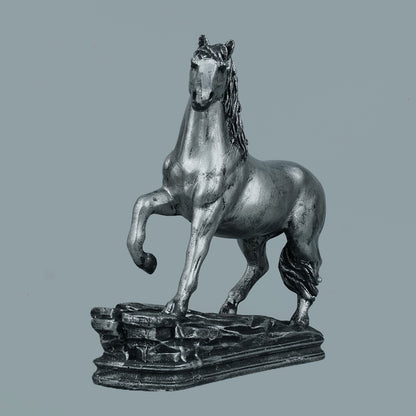 Royal Arabian Stallion - Antique Silver