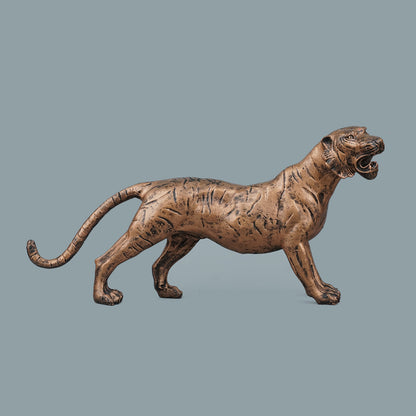 Antique Copper Figure of Fierce Command