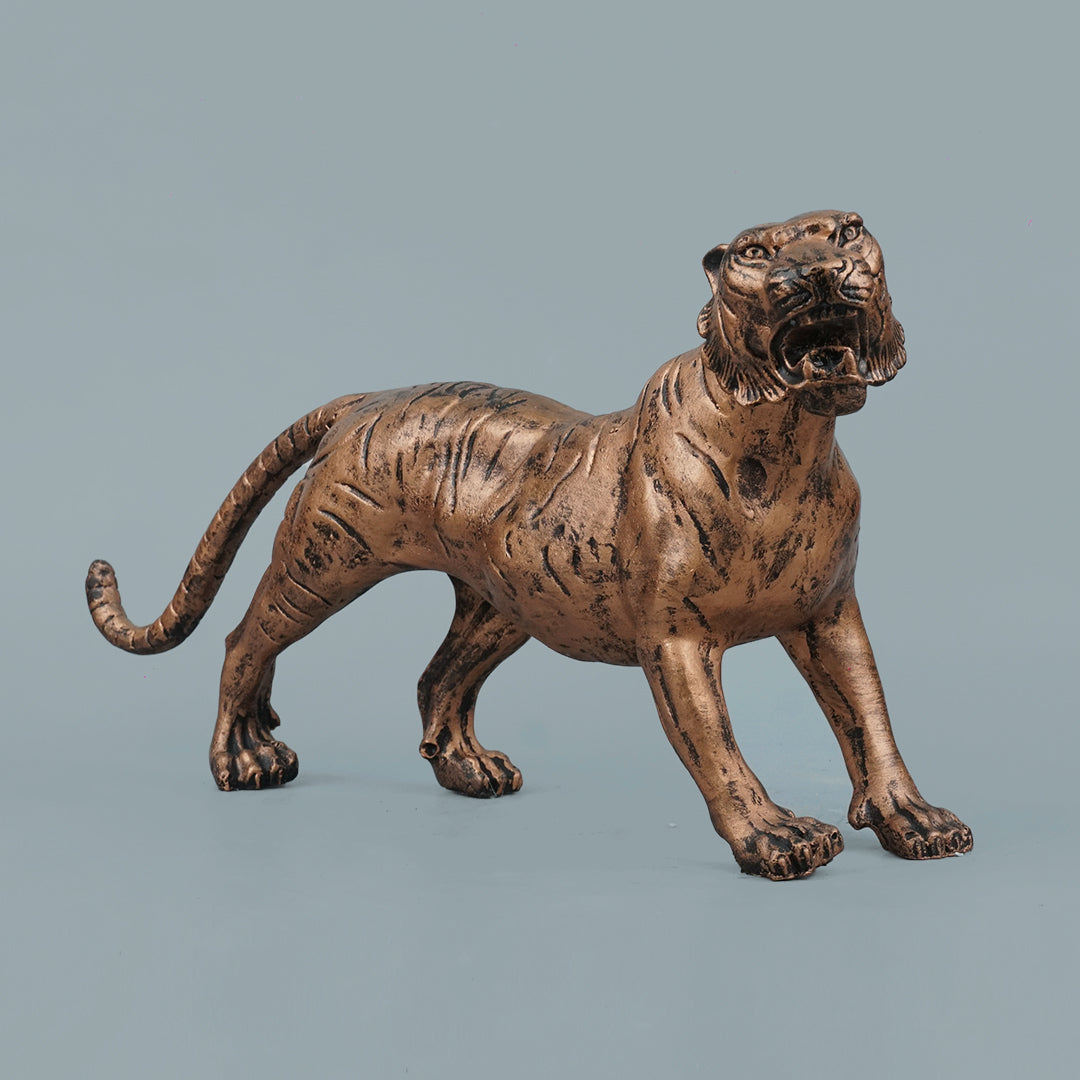 Antique Copper Figure of Fierce Command