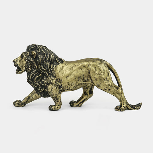 Regal Gold Walking Lion