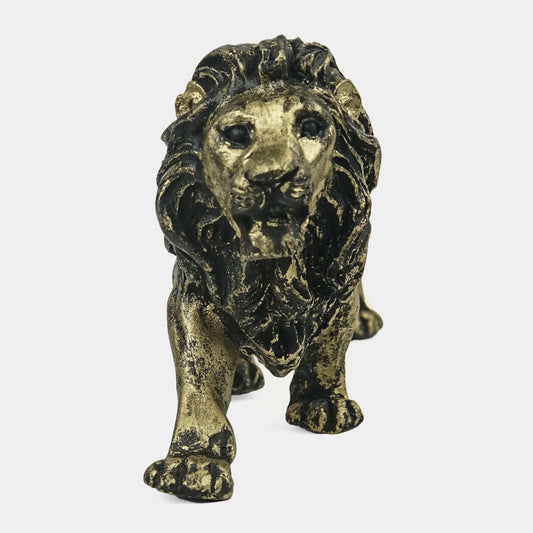 Regal Gold Walking Lion