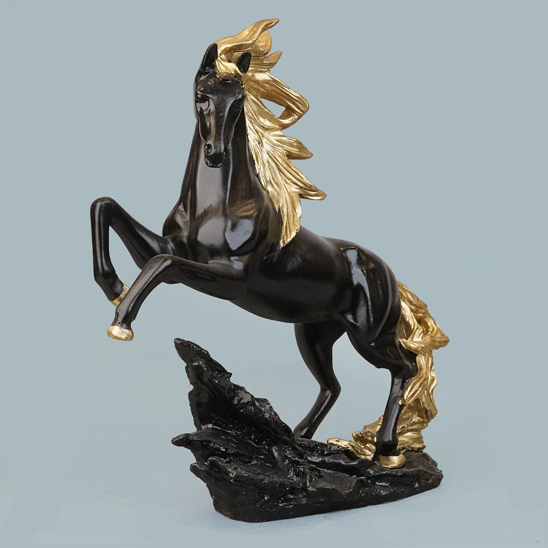 Royal Stallion of the Steppe - Onyx Black