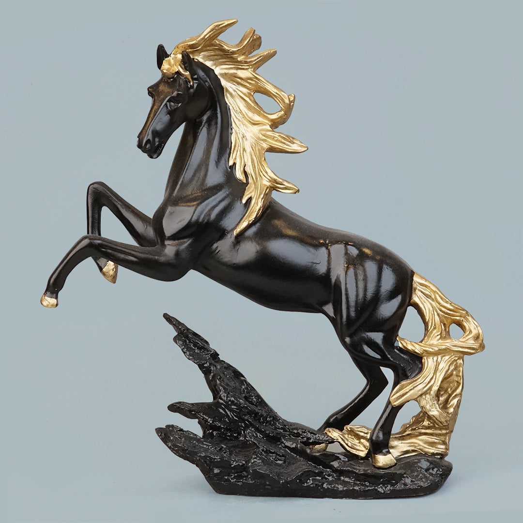 Royal Stallion of the Steppe - Onyx Black