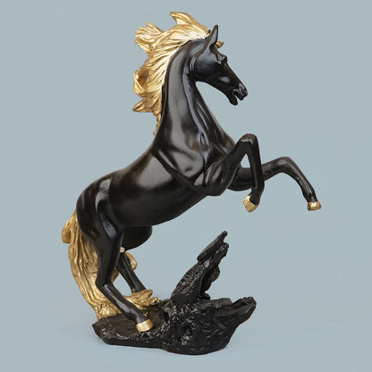 Royal Stallion of the Steppe - Onyx Black