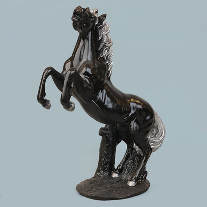 Royal Stallion of the Steppe - Silver Black