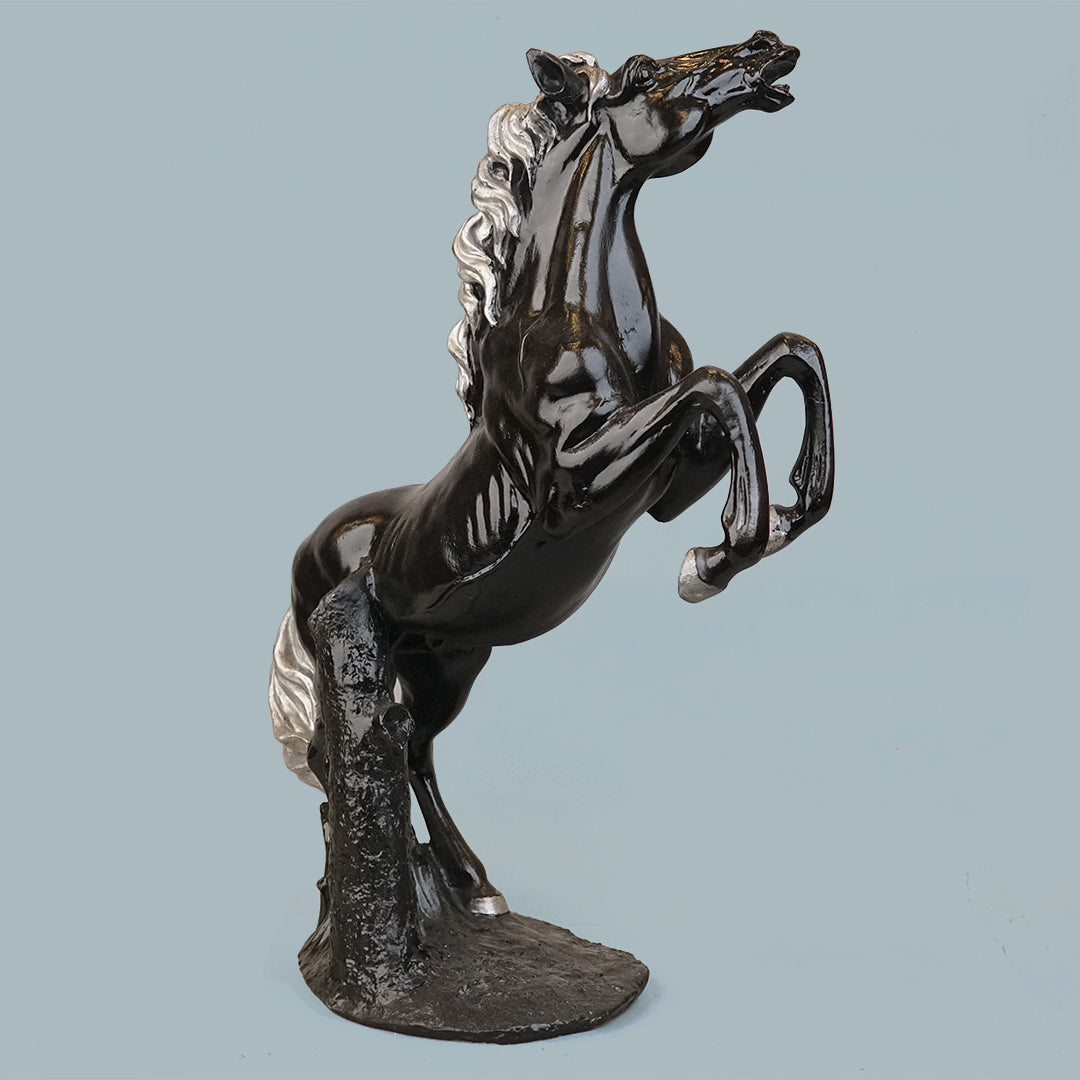 Royal Stallion of the Steppe - Silver Black