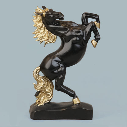 Royal Rearing Horse - Onyx Black