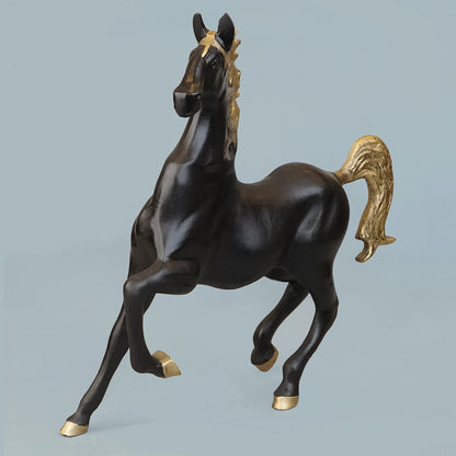 Royal Stallion of the Steppe - Black