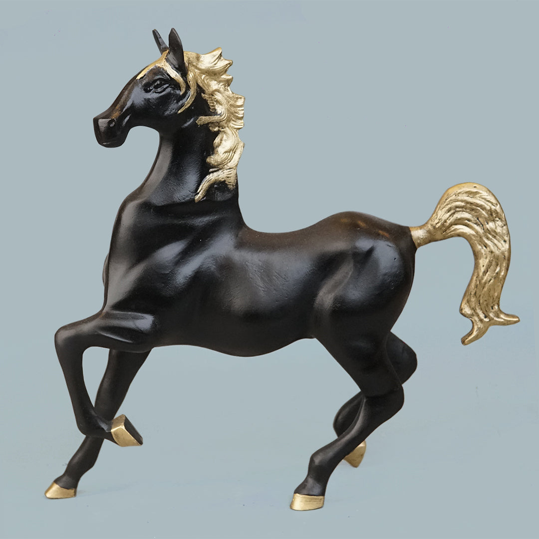 Royal Stallion of the Steppe - Black