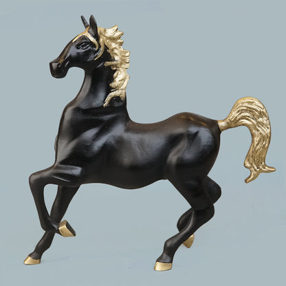 Royal Stallion of the Steppe - Black