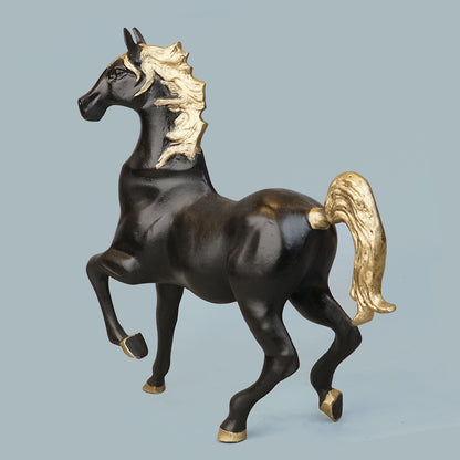 Royal Stallion of the Steppe - Black