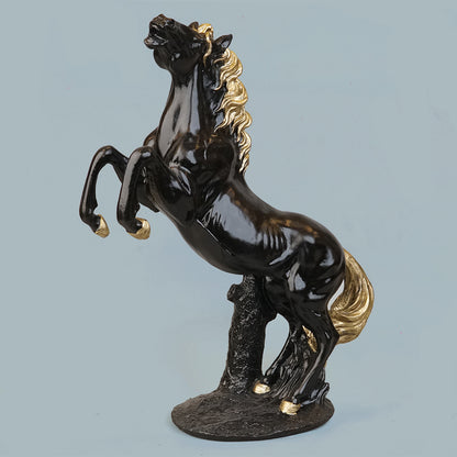 Royal Stallion of the Steppe - Black
