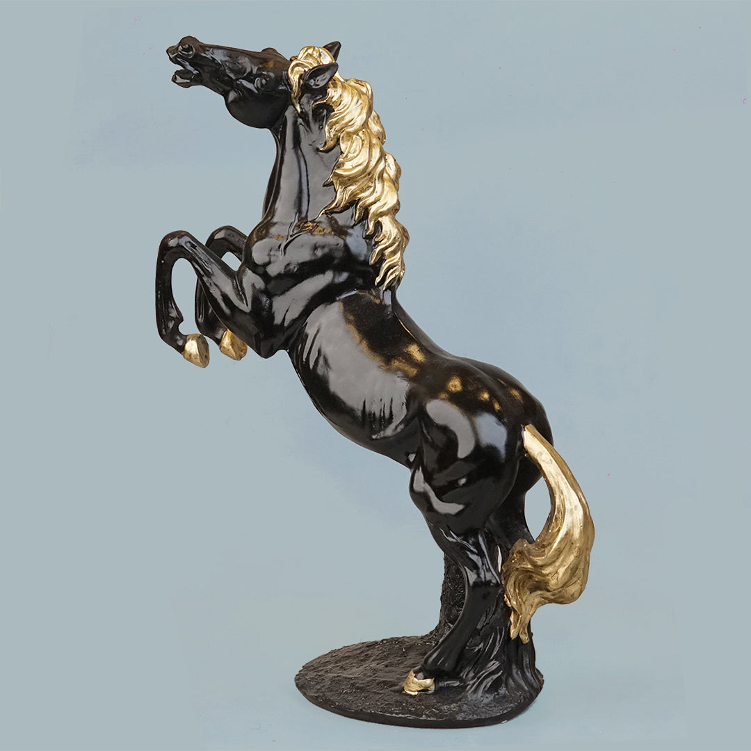 Royal Stallion of the Steppe - Black