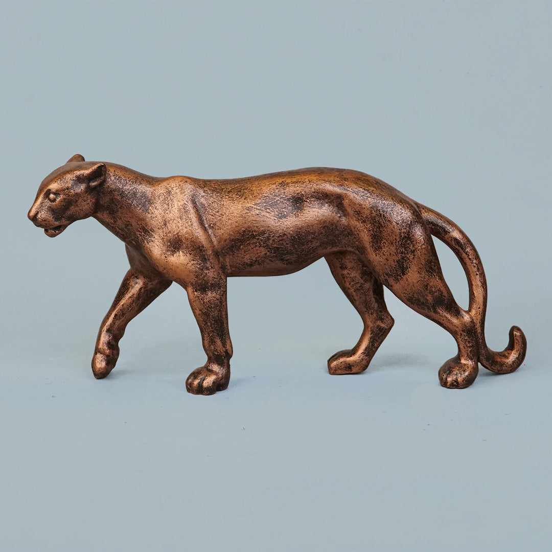 Royal Prowling Jaguar - Antique Copper