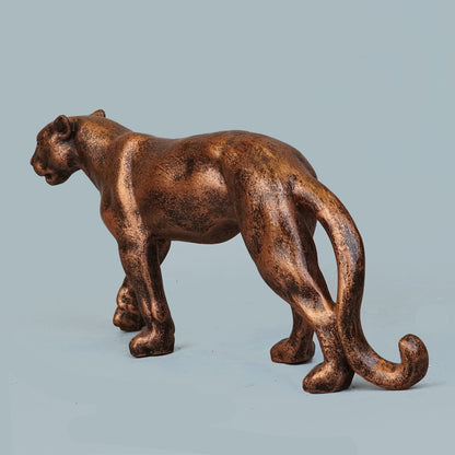 Royal Prowling Jaguar - Antique Copper