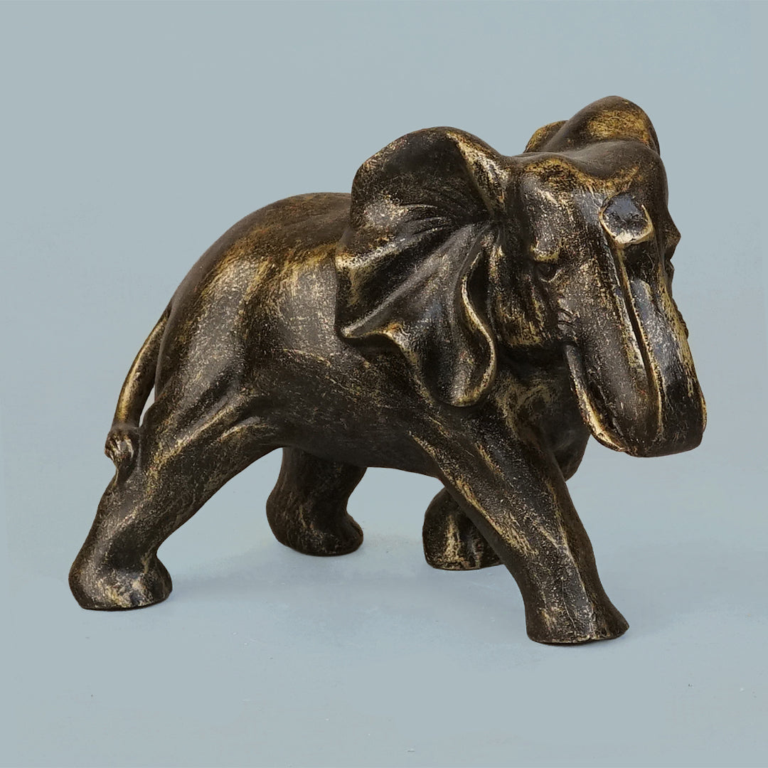 Royal Bull Market Charge - Antique Brass