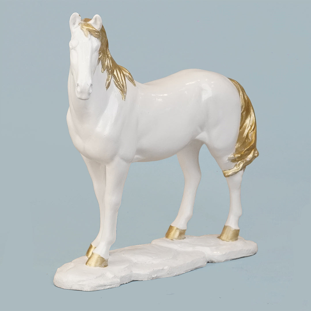 Royal Arabian Stallion - Alabaster White