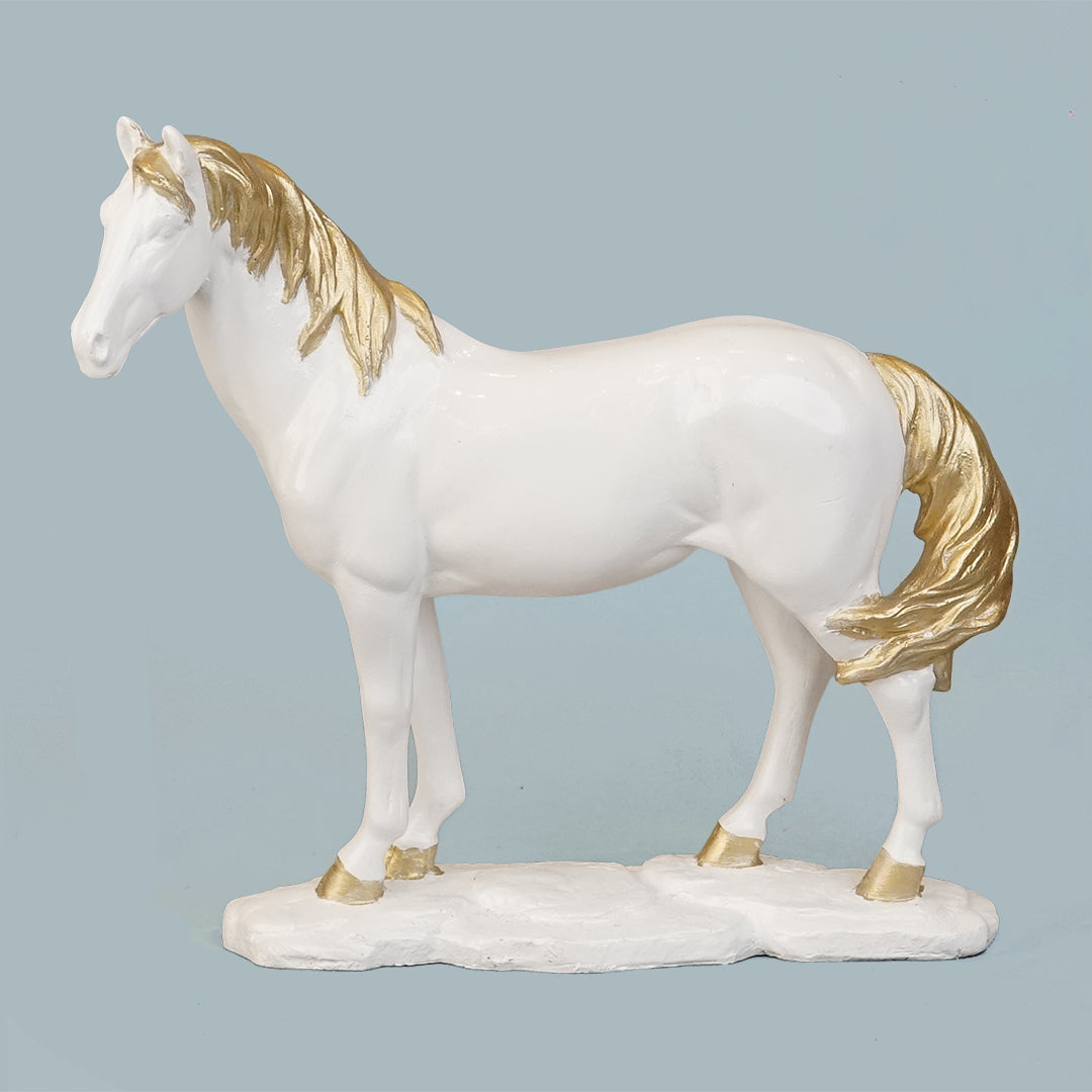 Royal Arabian Stallion - Alabaster White