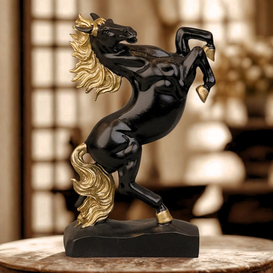 Royal Rearing Horse - Onyx Black
