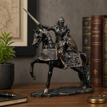 Royal Cavalier - Knight in Armor Statue