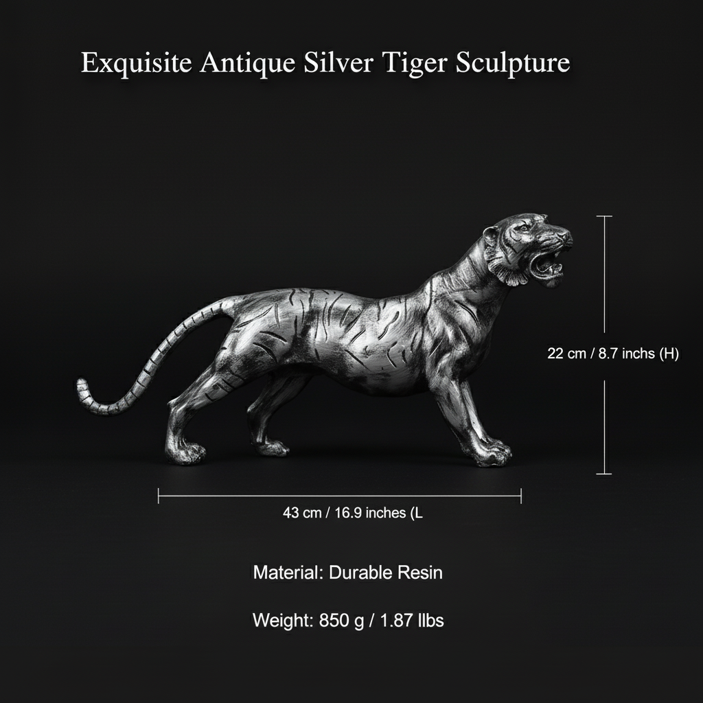 Antique Silver Figure of Fierce Command