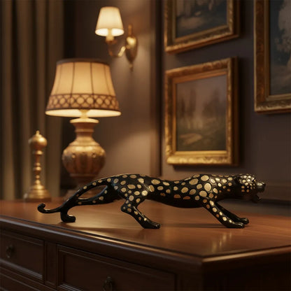 Royal Stealth Leopard - Onyx Black & Gold Collection