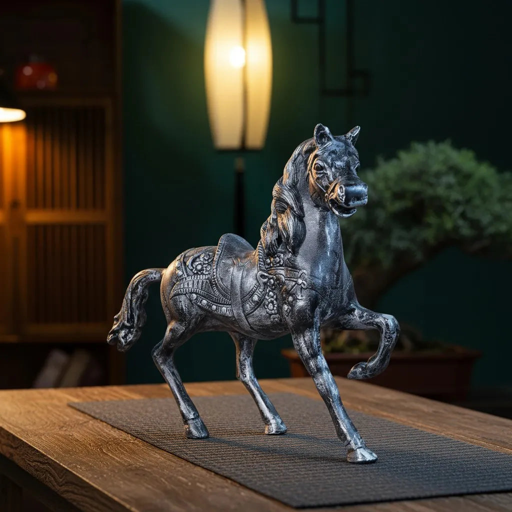 Royal Heritage Warhorse - Antique Silver Collection