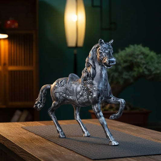 Royal Heritage Warhorse - Antique Silver Collection
