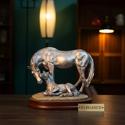 Royal Companionship Statue - Antique Silver Collection