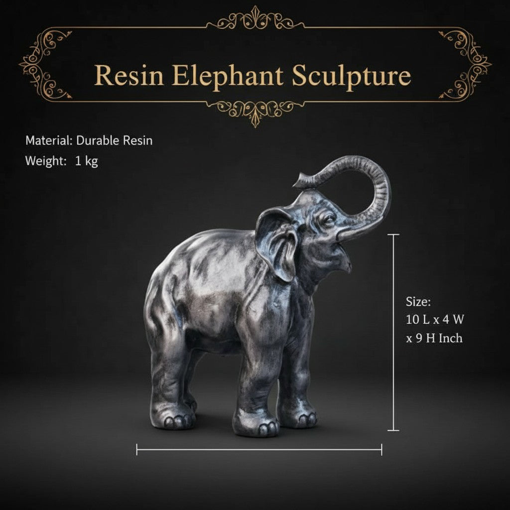 Resin Elephant Sculpture
