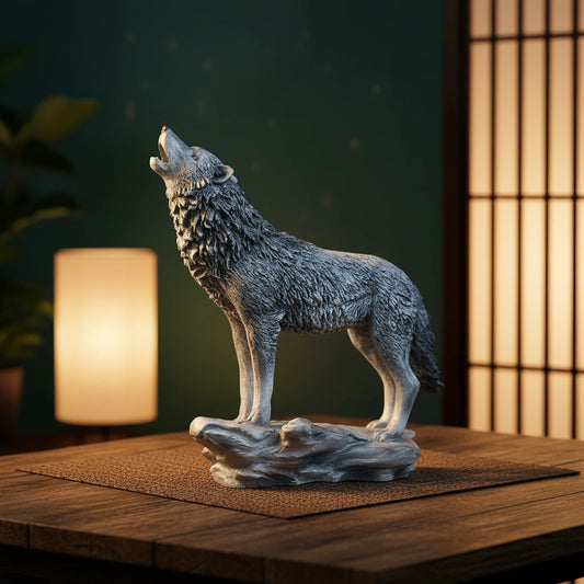 Royal Howling Wolf - Glacial Silver Collection
