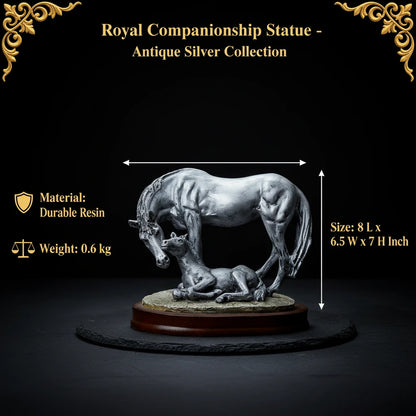 Royal Companionship Statue - Antique Silver Collection