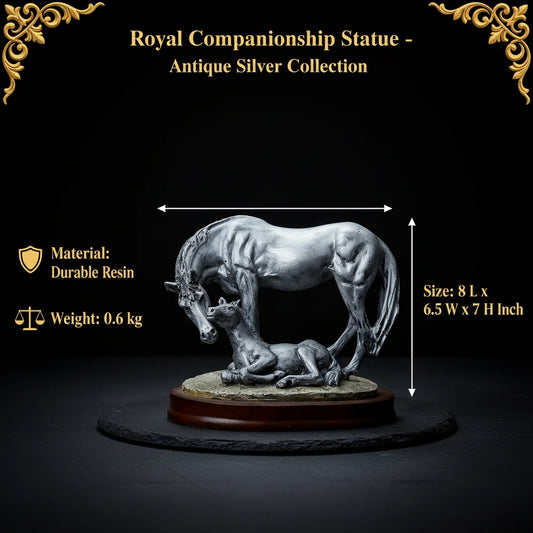 Royal Companionship Statue - Antique Silver Collection