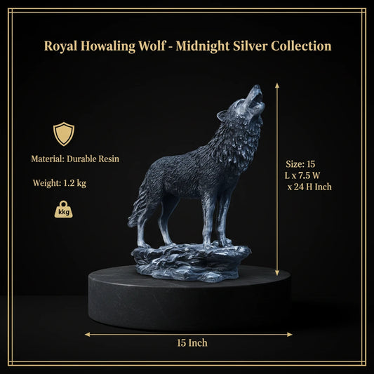 Royal Howling Wolf - Midnight Silver Collection