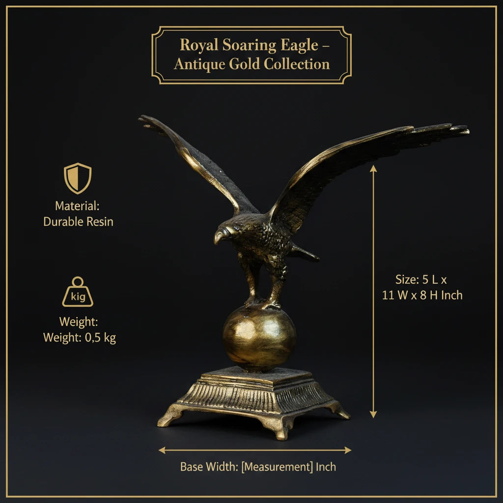 Royal Soaring Eagle - Antique Gold Collection