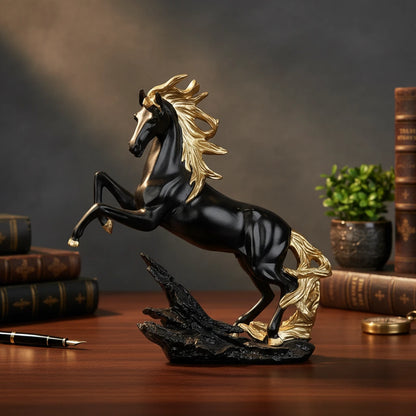 Royal Stallion of the Steppe - Onyx Black