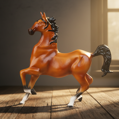 Royal Stallion of the Steppe - Brown