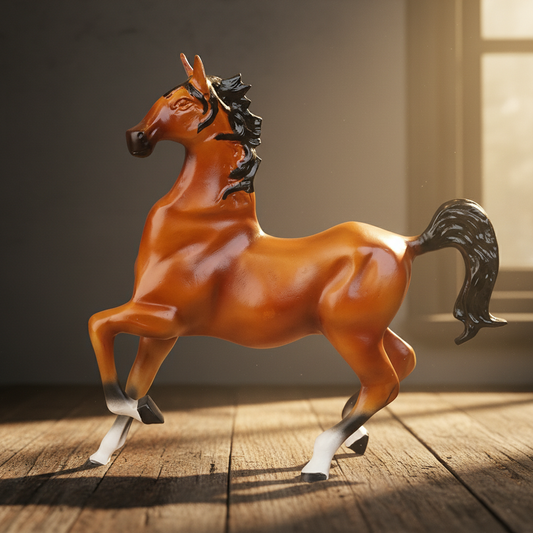 Royal Stallion of the Steppe - Brown