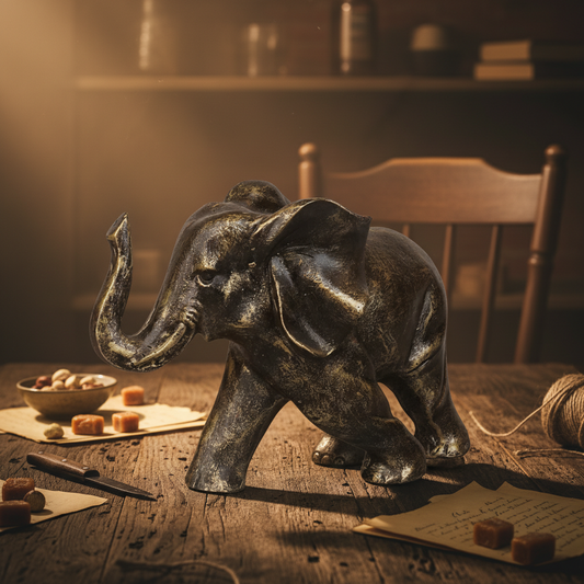 Royal Bull Market Charge - Antique Brass