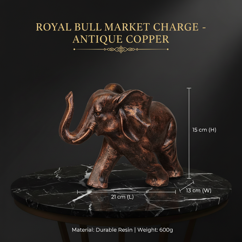 Royal Bull Market Charge - Antique Copper