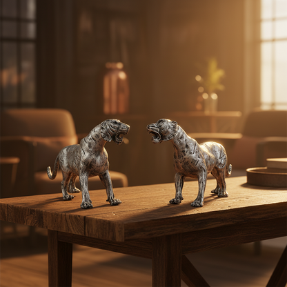 Antique Silver Figure of Fierce Command